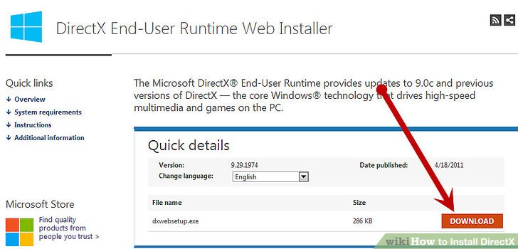 Directx End User Runtime Download
